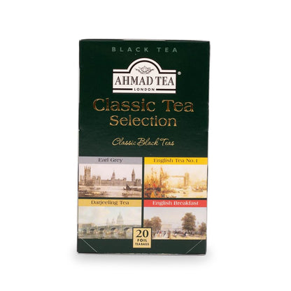 Ahmad Tea Variety Gift Box, 60 Foil Enveloped Teabags, Twelve Teas, 1 Count 🍁 All In One Marketplace Canada