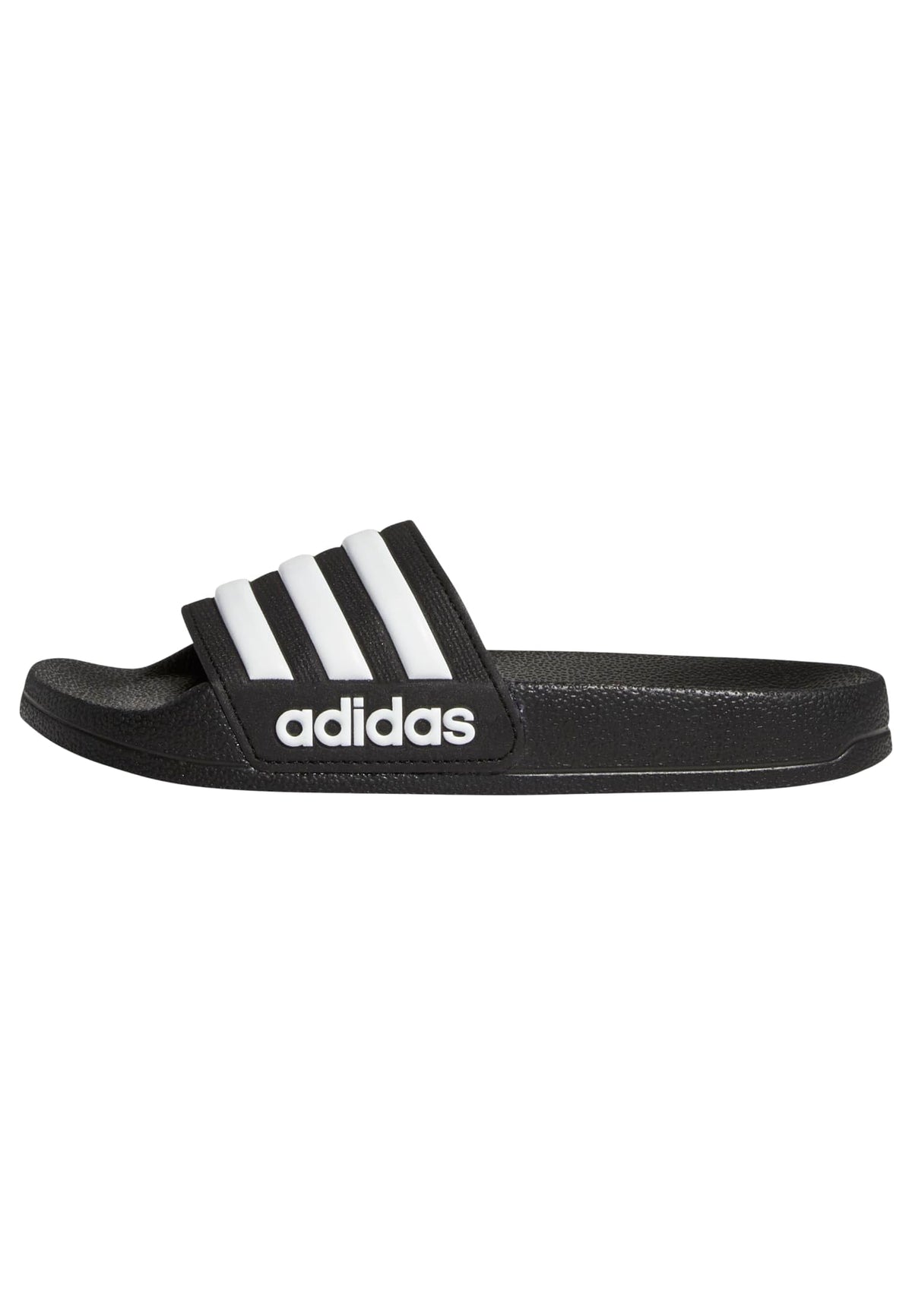 adidas Unisex Kids Adilette Shower, Core Black/White/Core Black, 4/Big Kid 🍁 All In One Marketplace Canada