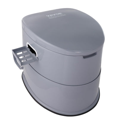 VEVOR Portable Toilet for Camping, Porta Potty with 1.3 Gal Detachable Inner Bucket & Removable Paper Holder, Commode with Dual Lids, Travel Toilet for Adults Kids Outdoor Camping Car Long Road Trips 🍁 All In One Marketplace Canada