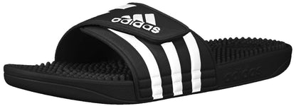 adidas Unisex-Adult Adissage, Core Black/White/Core Black, 11 🍁 All In One Marketplace Canada