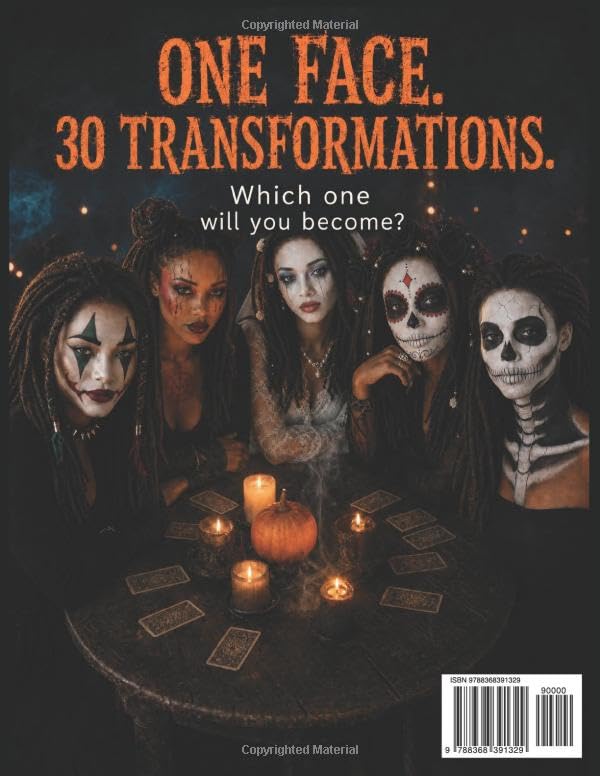 Halloween Face Painting: Step-by-Step Halloween Makeup & Face Paint Ideas for Teens and Adults – Spooky, Bold & Beautiful Looks – Created by Yamara Grand