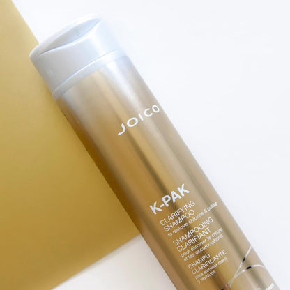 Joico K-PAK Daily Clarifying Shampoo to Remove Buildup, Deep Cleansing For Damaged Hair, Repair and Prevents Breakage, With Keratin and Guajava Fruit Extract, Gold, 300mL 🍁 All In One Marketplace Canada