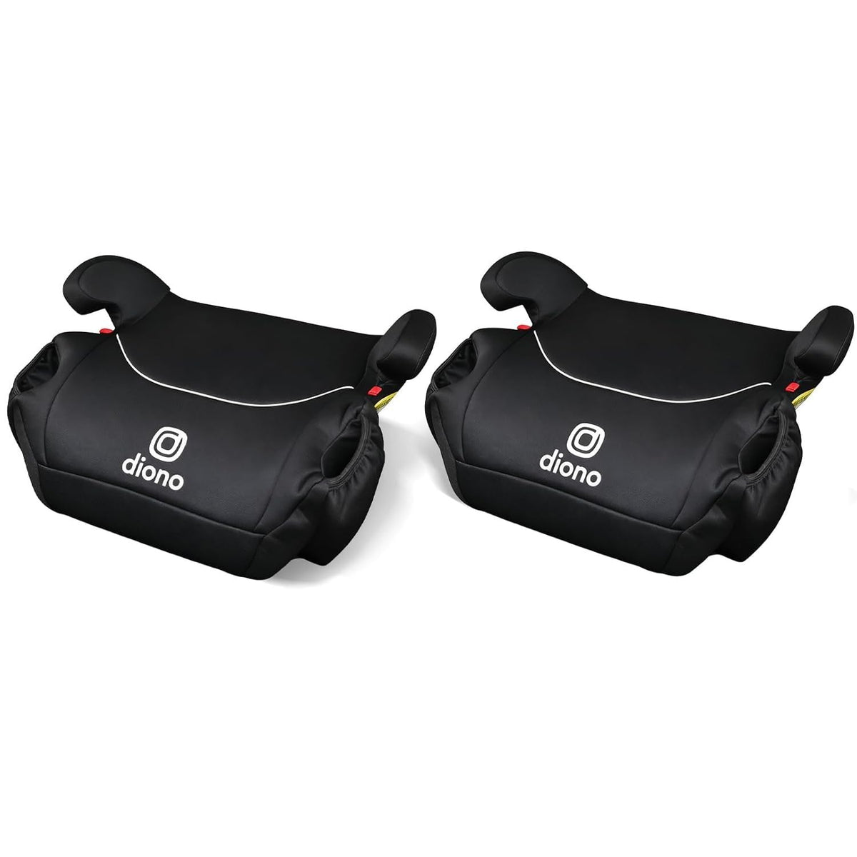 Diono Solana 2022, No Latch, Pack of 2 Backless Booster Car Seats, Lightweight, Machine Washable Covers, Cup Holders, Black Charcoal 🍁 All In One Marketplace Canada