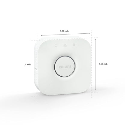 Philips Hue Bridge - Unlock the Full Potential of Hue - Multi-Room and Out-of-Home Control - Create Automations and Zones - Secure, Stable Connection Won't Strain Your Wi-Fi - Works with Voice, Matter 🍁 All In One Marketplace Canada