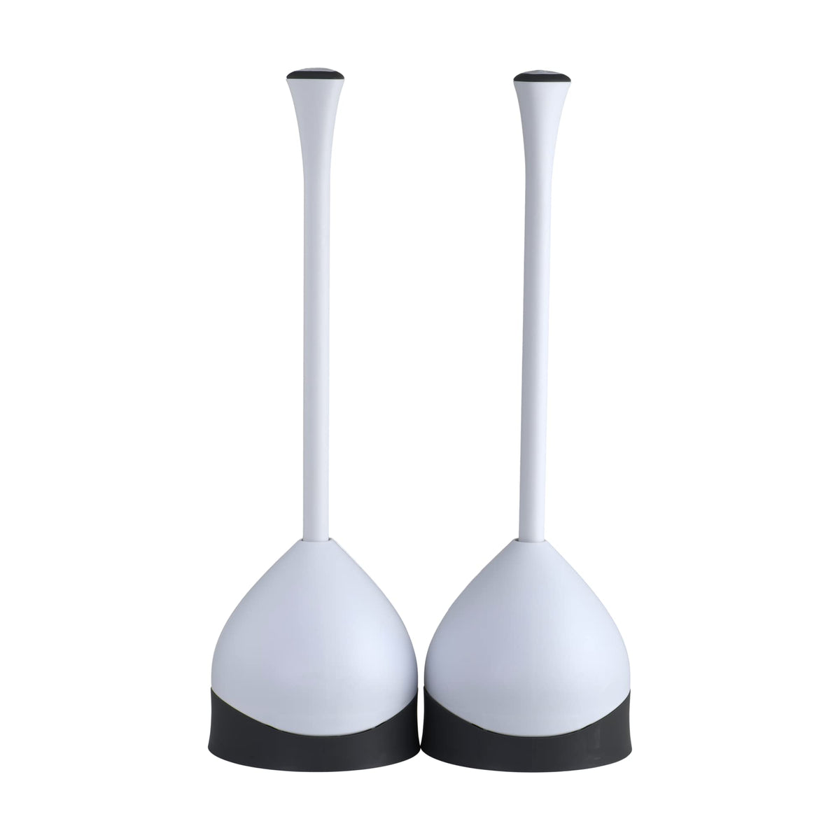 Clorox Toilet Plunger with Hideaway Caddy, Set of 2 – for Bathroom Organization and Storage, Bathroom Accessories, Toilet Unclogger, with Holder, White 🍁 All In One Marketplace Canada