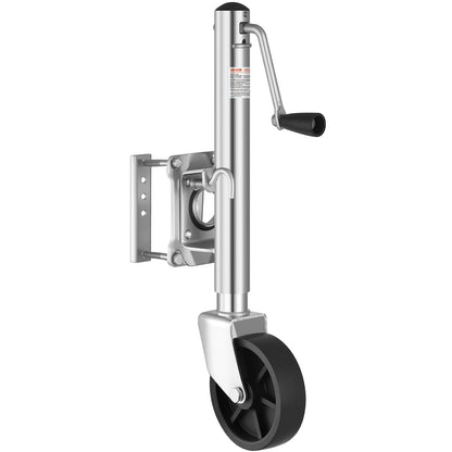 VEVOR Trailer Jack with Wheel, 1000 lbs Load Capacity, Heavy Duty Swivel Boat Trailer Jack with PP Single Wheel & Ergonomic Handle, 10-inch Lift, Fit for RVs, Boats, Horse Trailers, Utility Trailers 🍁 All In One Marketplace Canada