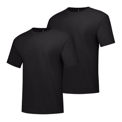 Hanes Mens Men's Beefy Tall Short Sleeve Tee Value Pack (2-Pack) Fashion t Shirts, Black, 3X-Large Tall US 🍁 All In One Marketplace Canada