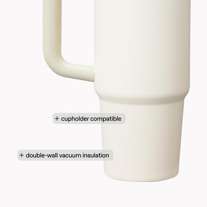 STANLEY Quencher H2.0 Tumbler with Handle and Straw 40 oz | Flowstate 3-Position Lid | Cup Holder Compatible for Travel | Insulated Stainless Steel Cup | BPA-Free | Dew Drop 🍁 All In One Marketplace Canada