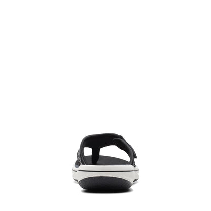 Clarks Cloudsteppers Women's Breeze Sea Flip-Flop, Black Synthetic, 9 Medium US 🍁 All In One Marketplace Canada