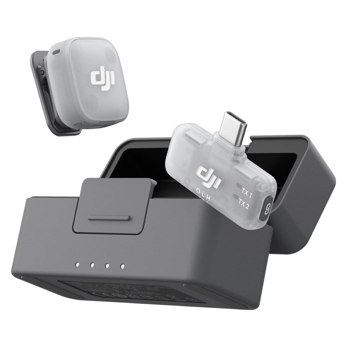 DJI Mic Mini 2 (1 TX + 1 Mobile RX + Charging Case), Lavalier Wireless Vlogging Mic for iPhone/Android/Camera, Bluetooth Microphone, Live Streaming, Plug-and-Play, 24h Battery, Noise Cancelling 🍁 All In One Marketplace Canada
