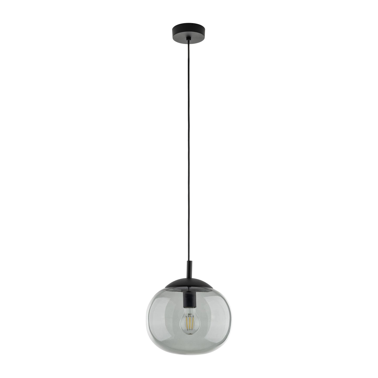 VIBE Graphite Glass Scandinavian Pendant Light - AURABAGS SHOP