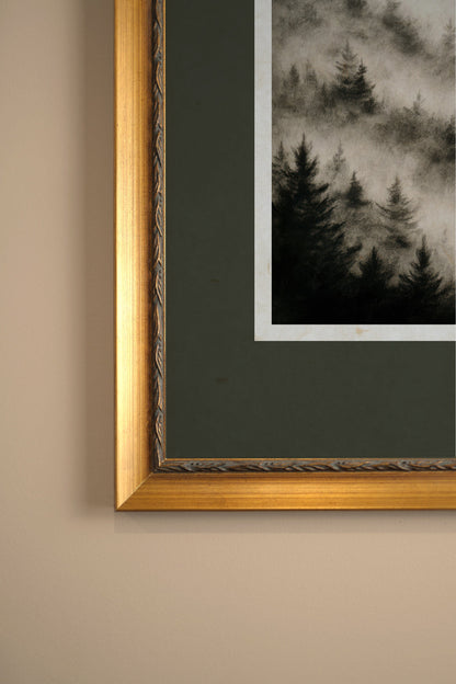 FADING TREES, CADRE VINTAGE OR