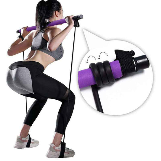 Portable Resistance Bands Set – Fitness, Yoga & Pilates Home Workout Equipment