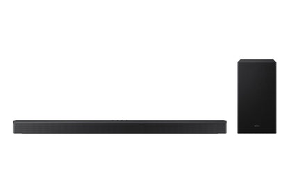 Samsung Sound Bar HW-B750F/ZC, 5.1 Channel, Subwoofer, 400 watts, Surround Sound, Q-Symphony, Dolby Digital, DTS Virtual:X, Bass Boost, Adaptive Sound, Bluetooth, HDMI ARC, Soundbar