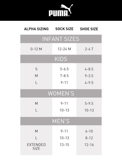 PUMA Men's 8 Pack Athletic Cushioned Quarter Crew Socks, Black/Grey, 10-13 🍁 All In One Marketplace Canada