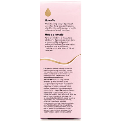 grace & stella Award Winning Hyaluronic Acid Serum for Face (50ml, 2-pack) Hydrating Hyaluronic Acid - Acide Hyaluronique Face - Glass Skin - Anti Aging Serum to Hydrate, Remove Fine Lines, Wrinkles, Skin Texture 🍁 All In One Marketplace Canada