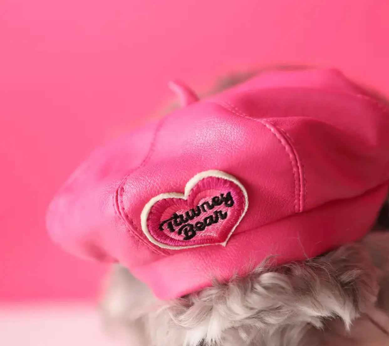 Heart Beret Dog Hat | Luxury Dog Fashion Accessory