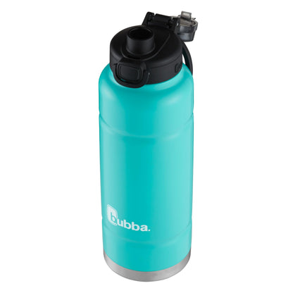 bubba Trailblazer Stainless Steel Water Bottle with Push Button Lid, 40 oz (1.18 L), Vacuum-Insulated, Rubberized Island Teal 🍁 All In One Marketplace Canada