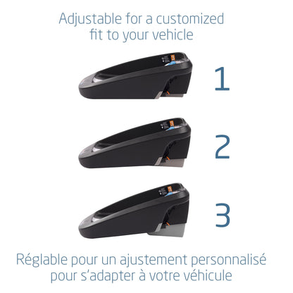 Maxi Cosi Mico Infant Car Seat Base - Compatible with All Mico Infant Car Seats, Adjustable, Anti-Rotation Stability Leg, Integrated Belt Lockoff, Self-Retracting One-Click UAS System, Black 🍁 All In One Marketplace Canada