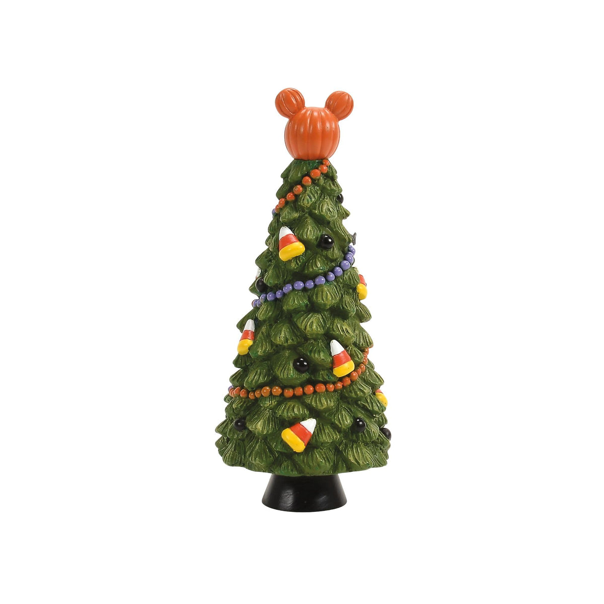 Department 56 Disney Halloween Village Accessories Pumpkintown Manor Tree Figurine, 6.625 Inch, Multicolor