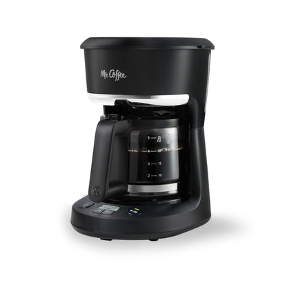 Mr. Coffee 5-Cup Programmable Coffee Maker, 25 oz. Mini Brew, Space-Saving Coffee Machine, Black 🍁 All In One Marketplace Canada