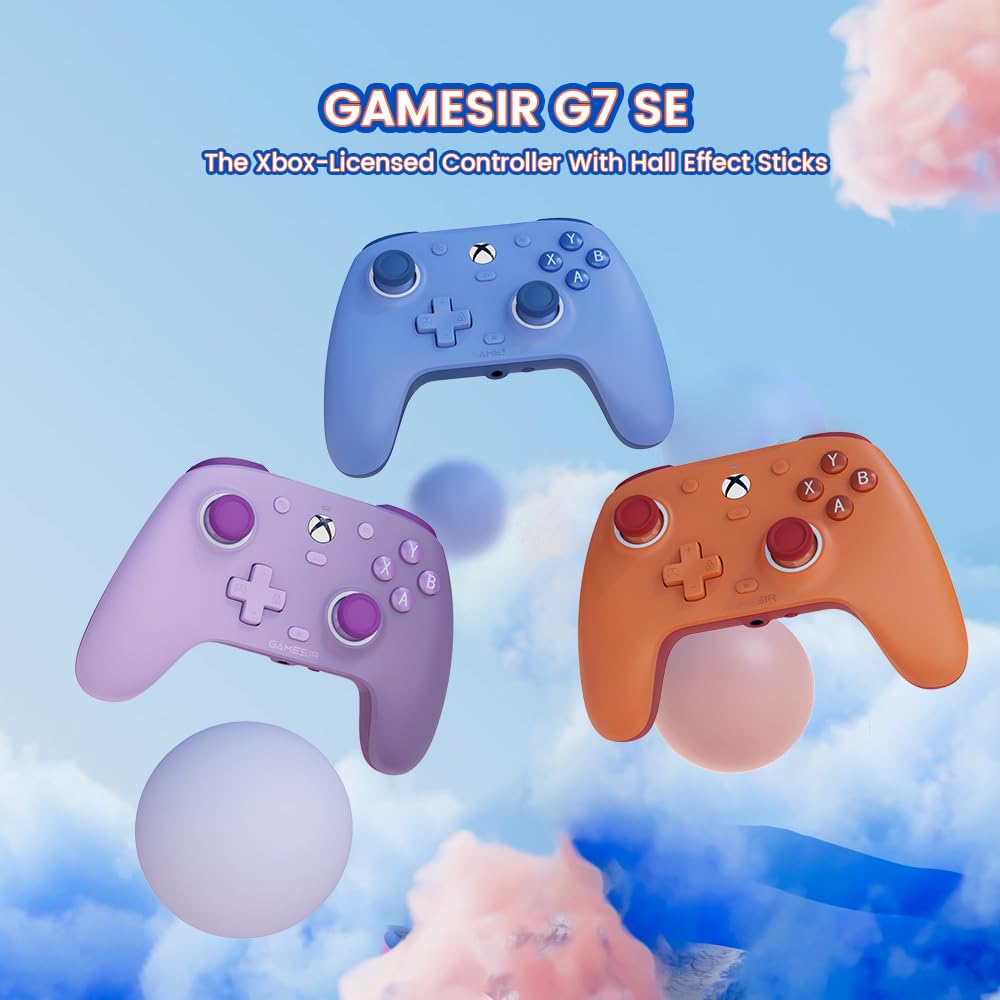 GameSir G7 SE Wired Controller for Xbox Series X|S, Xbox One & Windows 10/11, Plug and Play Gaming Gamepad with Hall Effect Joysticks/Hall Trigger, 3.5mm Audio Jack - Blue 🍁 All In One Marketplace Canada