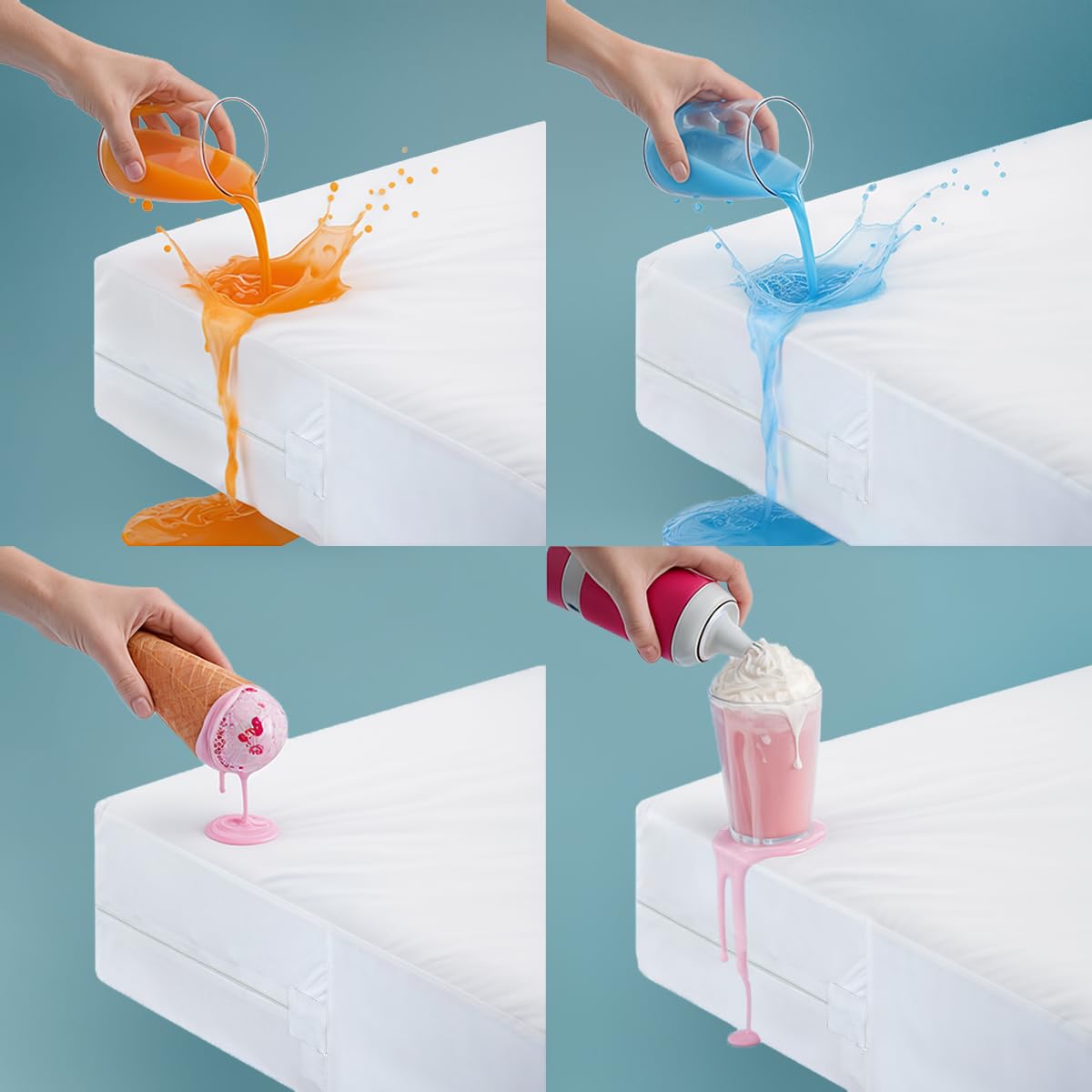 Utopia Bedding Zippered Mattress Encasement Queen (Pack of 2) - 100% Waterproof and Bed Bug Proof Mattress Protector - Absorbent, Six-Sided Mattress Cover 🍁 All In One Marketplace Canada