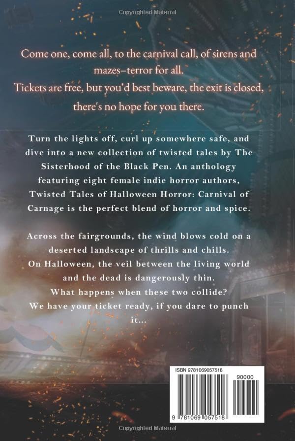 Twisted Tales of Halloween Horror: Carnival of Carnage: Eight spicy, carnival-themed horror stories set on Halloween.