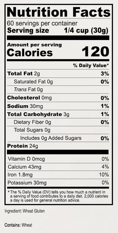 Anthony's Vital Wheat Gluten Powder, Non GMO, Vegan, High Protein, 1.81 Kilogram (Pack of 1) 🍁 All In One Marketplace Canada