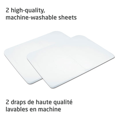 Maxi-Cosi Swift/Calao Playard Mode Fitted Sheets – 2-Pack, 100% Cotton, Soft and Breathable, Durable, Perfect Fit for Playard Mattress, Machine Washable, Baby Bedding Essentials 🍁 All In One Marketplace Canada