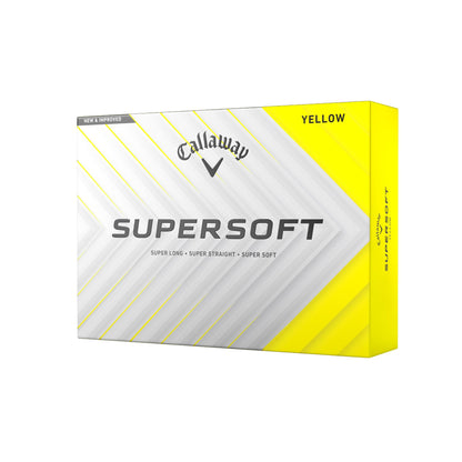 Callaway Golf Supersoft Golf Balls (2025, Yellow) 🍁 All In One Marketplace Canada