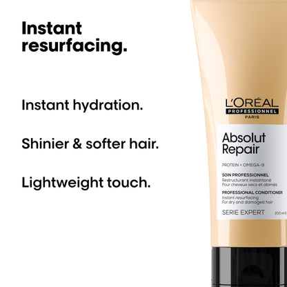 L'Oreal Professionnel Absolut Repair Conditioner, Resurfacing Conditioner for Dry & Damaged Hair, With Protein & Omega 9 🍁 All In One Marketplace Canada