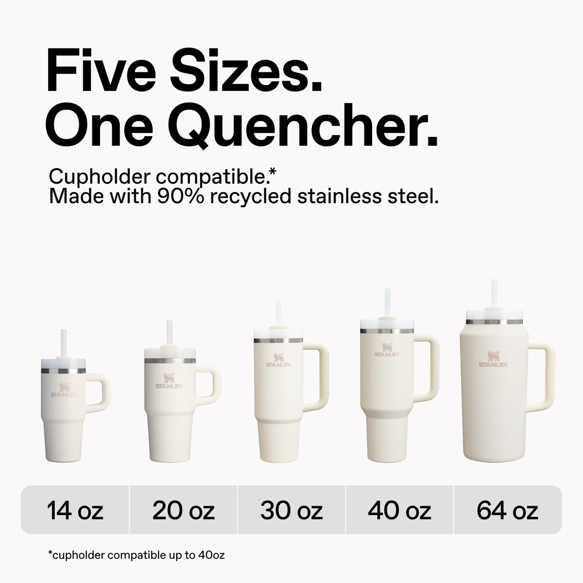 STANLEY Quencher H2.0 Tumbler with Handle and Straw 30 oz | Flowstate 3-Position Lid | Cup Holder Compatible for Travel | Insulated Stainless Steel Cup | BPA-Free | Violet Blossom 🍁 All In One Marketplace Canada