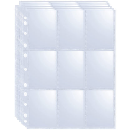360 Pockets Trading Card Sleeves - Double-Sided 9 Pocket Page Protector, Ultra-Clear Card Sheets for 3 Ring Binder, Sleeves for Game Yugioh/MTG, Baseball, Business Cards, Coupons 🍁 All In One Marketplace Canada