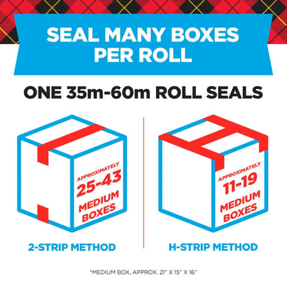 Scotch Heavy Duty Packaging Tape, Shipping and Packing Tape, 1.5” Core Refill Rolls with 1 Refillable Dispenser, 1.88 in x 800 in, 6-Pack 🍁 All In One Marketplace Canada