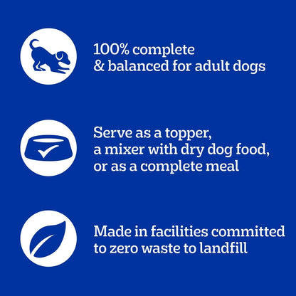 PEDIGREE Adult Wet Dog Food, PEDIGREE Chopped Adult Wet Dog Food, 375g (12 pack) 🍁 All In One Marketplace Canada