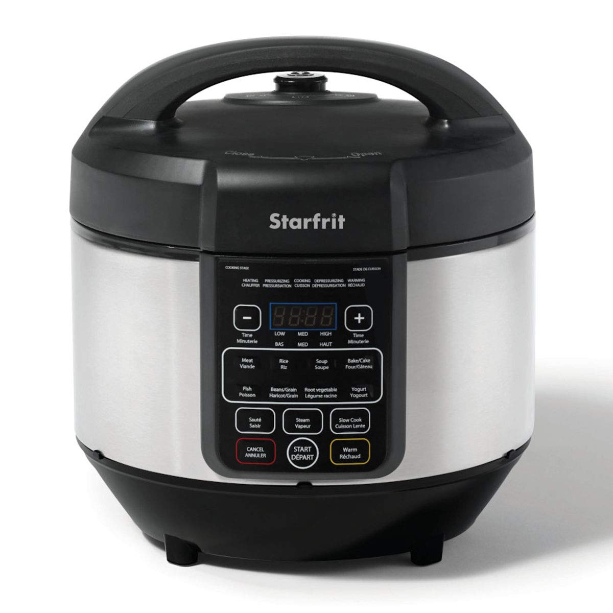 Starfrit Electric Pressure Cooker - 8L Capacity - Steam Tray, Measuring Cup & Spatula - 11 Preset Cooking Functions 🍁 All In One Marketplace Canada