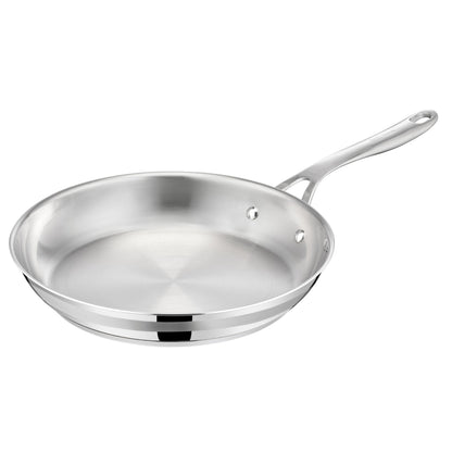 Jamie Oliver by Tefal Cook Smart Frying Pan 11 in / 28 cm, Uncoated Stainless Steel Frying Pan, Robust, Fast Heating, Even Cooking, Riveted Handle, Induction Safe, Oven and Dishwasher Safe 🍁 All In One Marketplace Canada