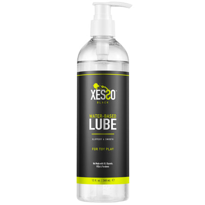 XESSO Water-Based Toy Lube, 354mL, Toy-Safe Personal Lubricant, All-Natural Without Glycerin & Parabens, Non-Staining, Slippery Massage Gel for Women, Men, Couples. Discreet Packaging 🍁 All In One Marketplace Canada