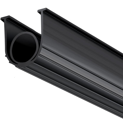 VEVOR Garage Door Seals Bottom Rubber, U Shape +O Ring Combination Garage Door Bottom Weather Seal, 20ft Weatherproofing Garage Door Seal, 5/16 inch T-ends and 3 3/4 inch Width, for Doors, Black 🍁 All In One Marketplace Canada