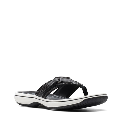 Clarks Cloudsteppers Women's Breeze Sea Flip-Flop, Black Synthetic, 9 Medium US 🍁 All In One Marketplace Canada
