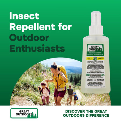 Great Outdoors Insect Repellent 30% DEET Pump Spray, 150mL 🍁 All In One Marketplace Canada