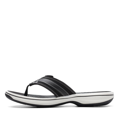 Clarks Cloudsteppers Women's Breeze Sea Flip-Flop, Black Synthetic, 7 Medium US 🍁 All In One Marketplace Canada