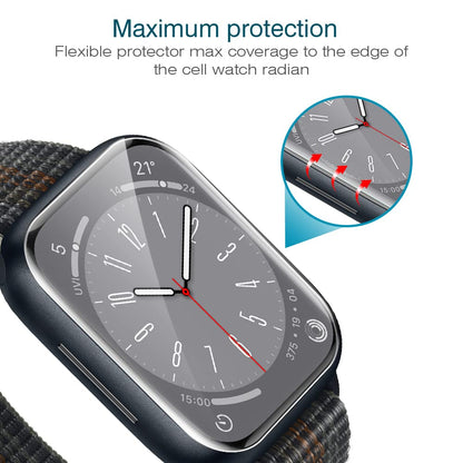 LK 6 Pack Screen Protector for Apple Watch Series SE/6/5/4/SE 2022 40mm, Apple Watch Series 9/8/7 41mm Screen Protector, Max Coverage, Bubble-Free, Anti-Scratch, iWatch 40mm Flexible TPU Clear Film 🍁 All In One Marketplace Canada