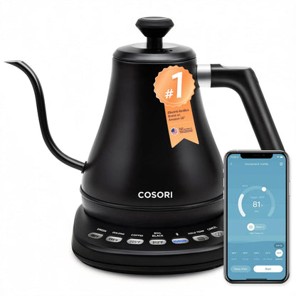 Cosori Smart Gooseneck Kettle, 4 Temp Presets, 0.8L Pour Over Coffee Kettle 🍁 All In One Marketplace Canada