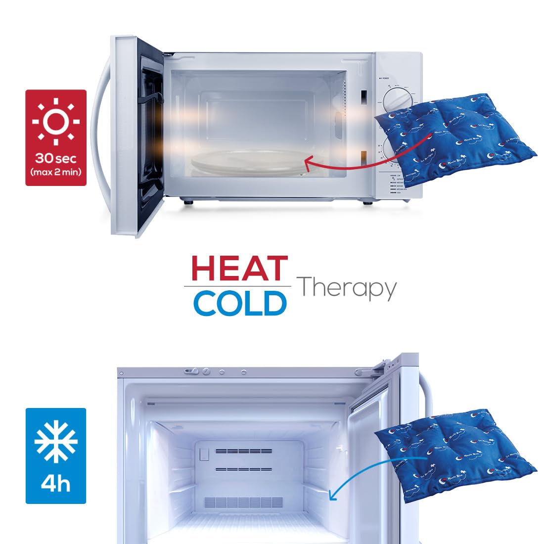 The Original Magic Bag X-Large Heating Compression, Hot/Cold Therapy for Back and Shoulder Pain Relief, Cordless Hot Cold Compress, 29 x 29 cm (11.5" x 11.5") 🍁 All In One Marketplace Canada