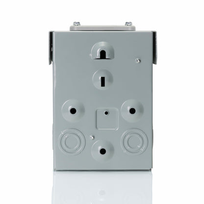 Leviton 50A Outdoor EV Charging Outlet with Metal Weather-Resistant Cover, Surface Mount, EVCVM-050, Gray 🍁 All In One Marketplace Canada