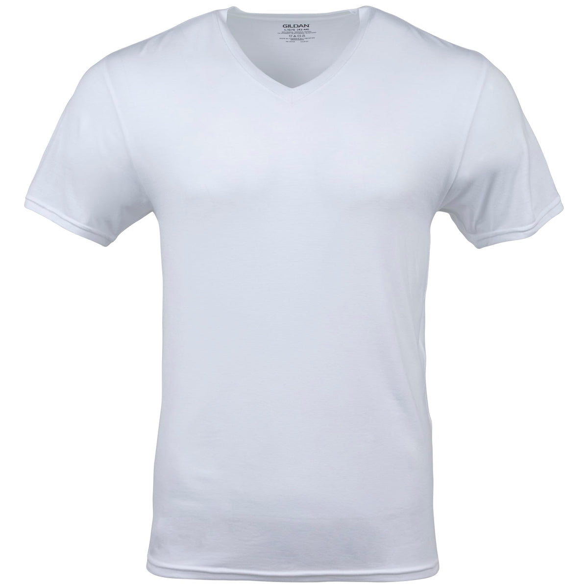 Gildan Men's V-Neck T-Shirts, Multipack, Style G1103, White (6-Pack), X-Large 🍁 All In One Marketplace Canada