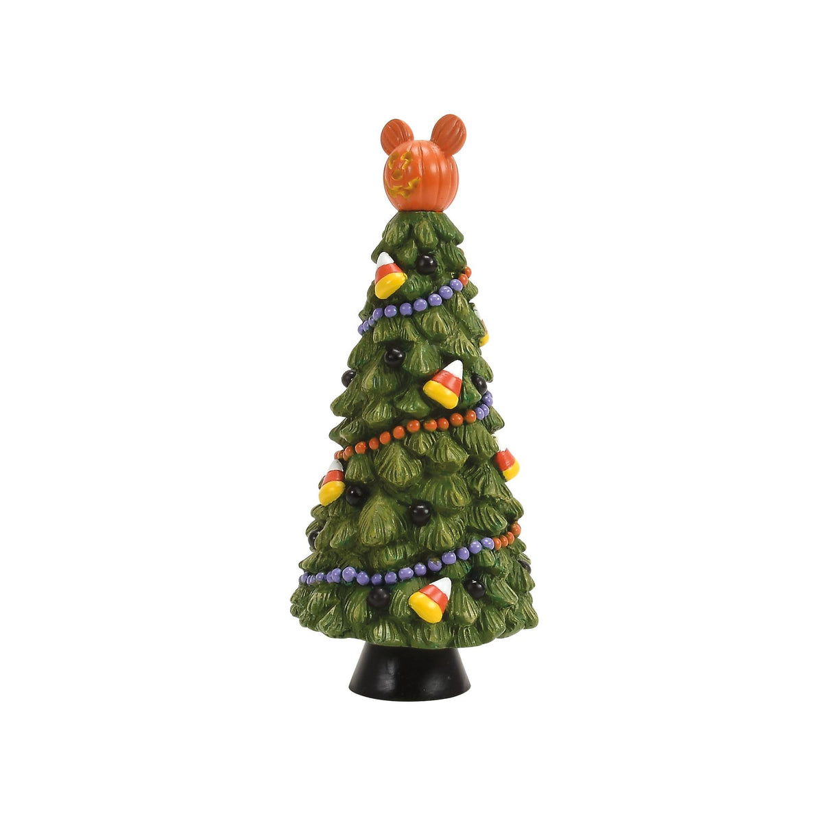 Department 56 Disney Halloween Village Accessories Pumpkintown Manor Tree Figurine, 6.625 Inch, Multicolor