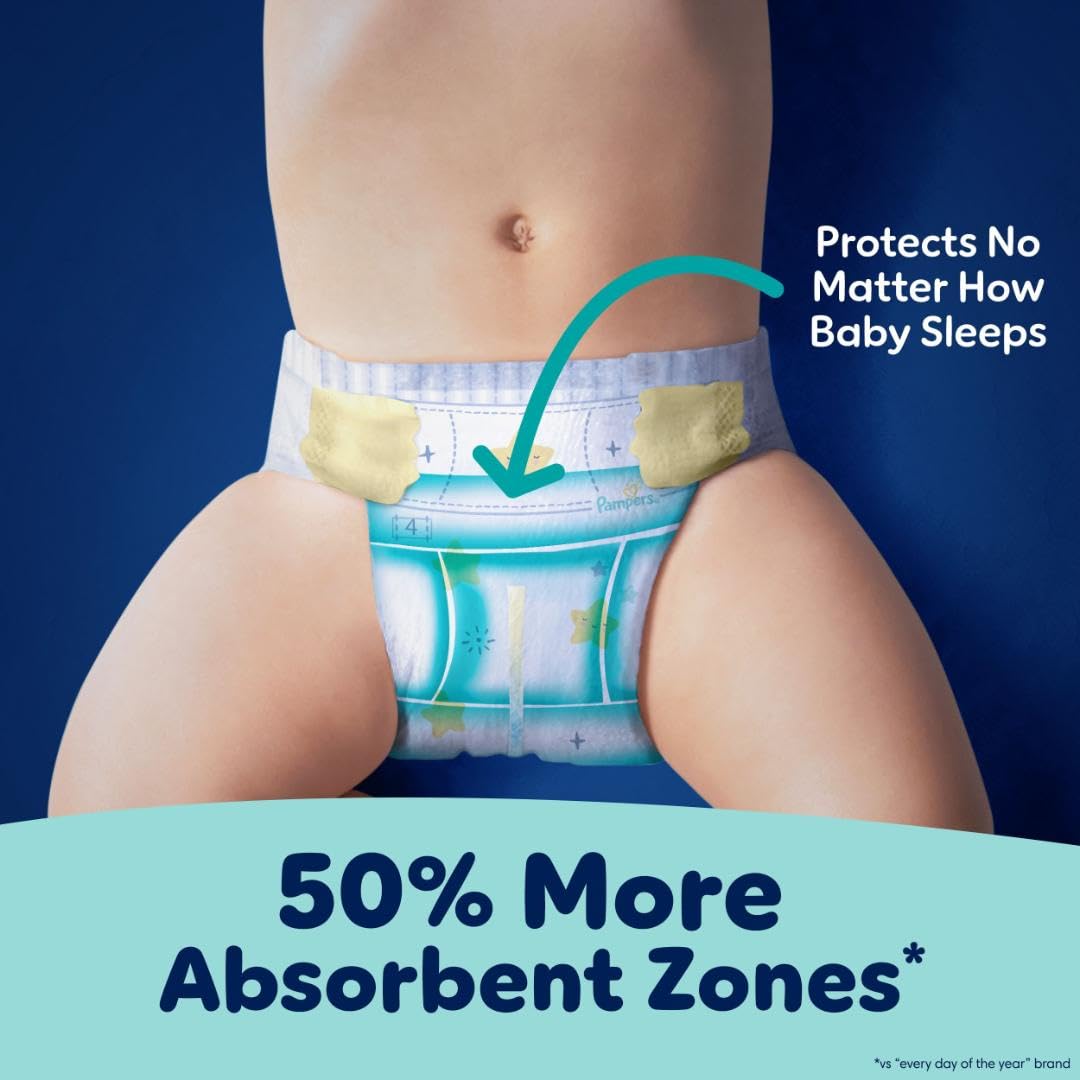 Pampers ZZZ Overnight Diapers, Size 7, Nighttime Protection Disposable Baby Diaper, 1 Pack (Count of 36) 🍁 All In One Marketplace Canada
